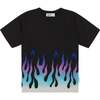 Lit Flame T-Shirt, Black - T-Shirts - 1 - thumbnail