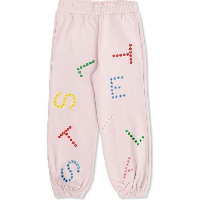 Logo Cotton Sweatpants, Pink