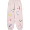 Logo Cotton Sweatpants, Pink - Sweatpants - 1 - thumbnail