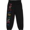 Logo Cotton Sweatpants, Black - Sweatpants - 2