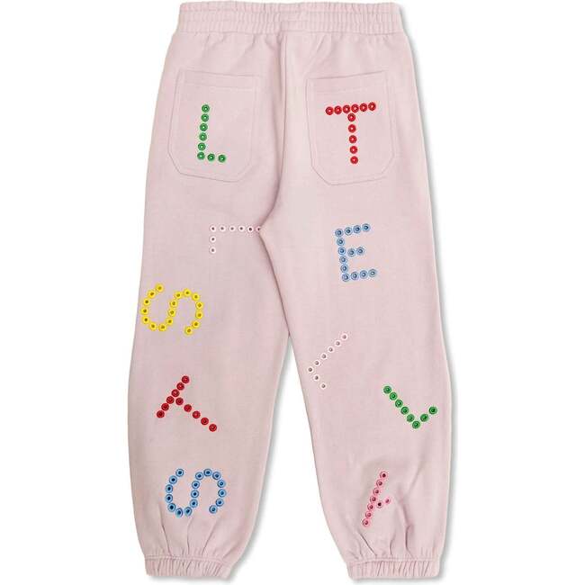 Logo Cotton Sweatpants, Pink - Sweatpants - 2