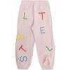 Logo Cotton Sweatpants, Pink - Sweatpants - 2