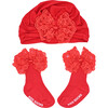 Lace Bow Gift Set, Red - Mixed Gift Sets - 1 - thumbnail