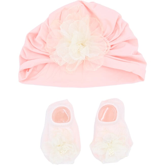 Ivory Flower Gift Set, Pink - Mixed Gift Sets - 1