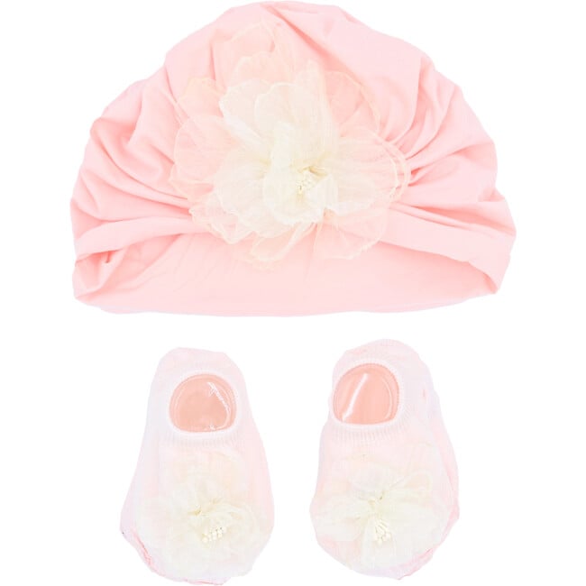 Flower Tulle Gift Set, Pink