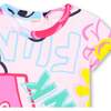 Floral Graphic T-Shirt, Pink - T-Shirts - 3