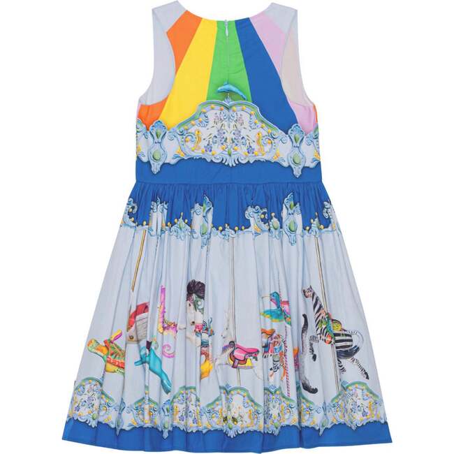 Caisi Sleeveless Dress, Blue - Dresses - 3