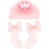 Bow & Flower Crown Gift Set, Pink - Mixed Gift Sets - 1 - thumbnail