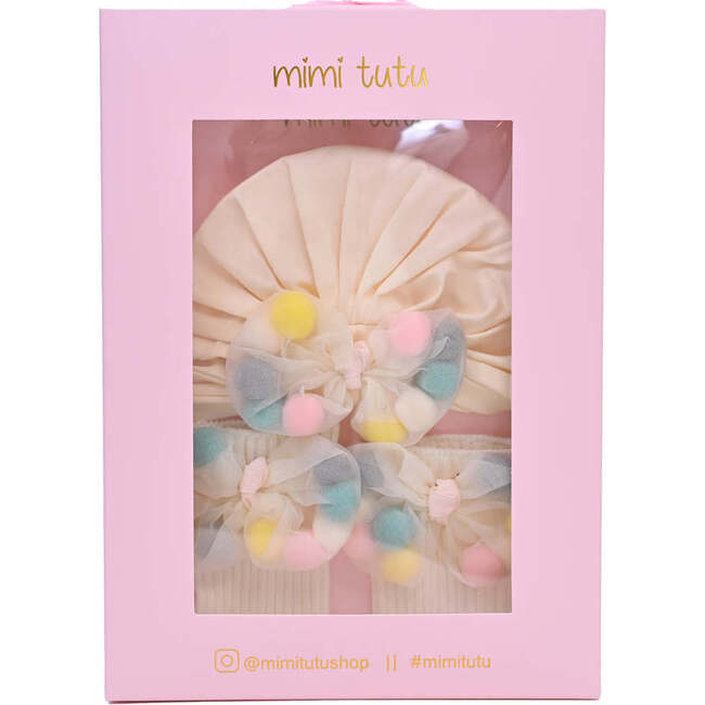 Multicolor Bow Gift Set, Ivory - Mixed Gift Sets - 3