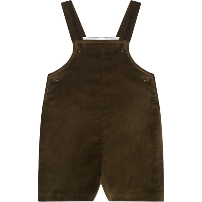 Baby Olive Buganvilla Velvet Dungarees