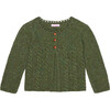 Light Olive Mela Merino Girl Cardigan - Cardigans - 1 - thumbnail