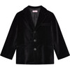 Black Fiesta Velvet Boy Jacket - Coats - 1 - thumbnail