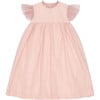 Dusty Pink Estrella Tulle Girl Empire Dress - Dresses - 1 - thumbnail