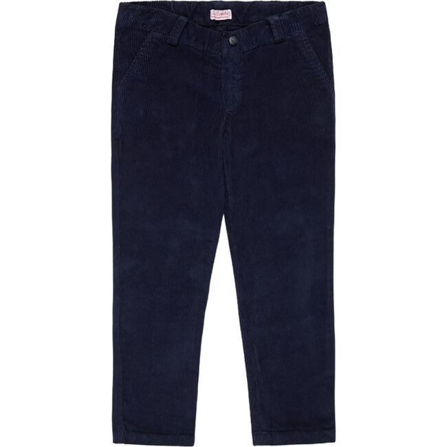 Navy Reinaldo Corduroy Boy Trousers