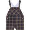 Baby Blue Check Salma Overalls - Overalls - 1 - thumbnail