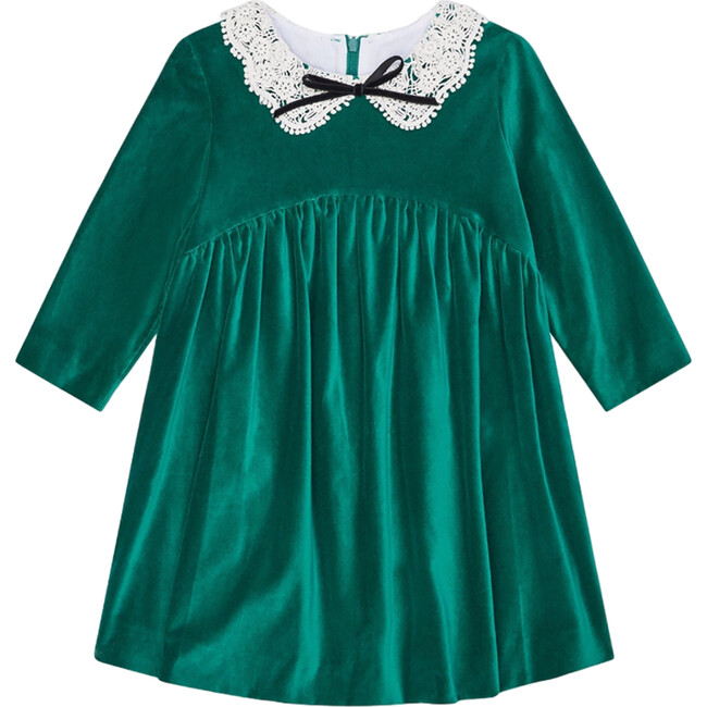 Emerald Antonella Velvet Girl Dress