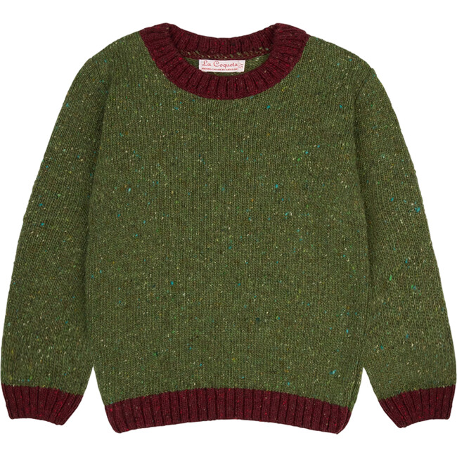 Light Olive Mirlo Merino Boy Sweater