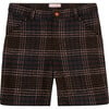 Beige Check Lucas Boy Shorts - Shorts - 1 - thumbnail