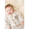 Merino Wool Baby Gift Set, Light Heather Gray - Mixed Apparel Set - 4