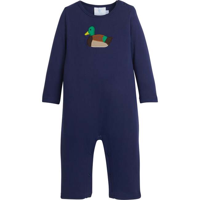 Applique Romper, Mallard - Rompers - 1