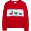 Intarsia Sweater, Train - Sweaters - 1 - thumbnail