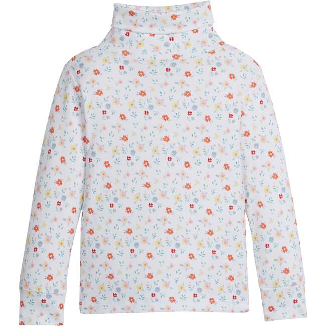 Printed Turtleneck, Ditsy Floral