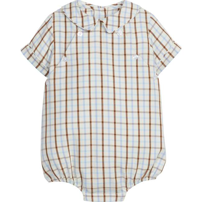 Walker Bubble, Brownfield Plaid - Rompers - 1