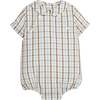 Walker Bubble, Brownfield Plaid - Rompers - 1 - thumbnail