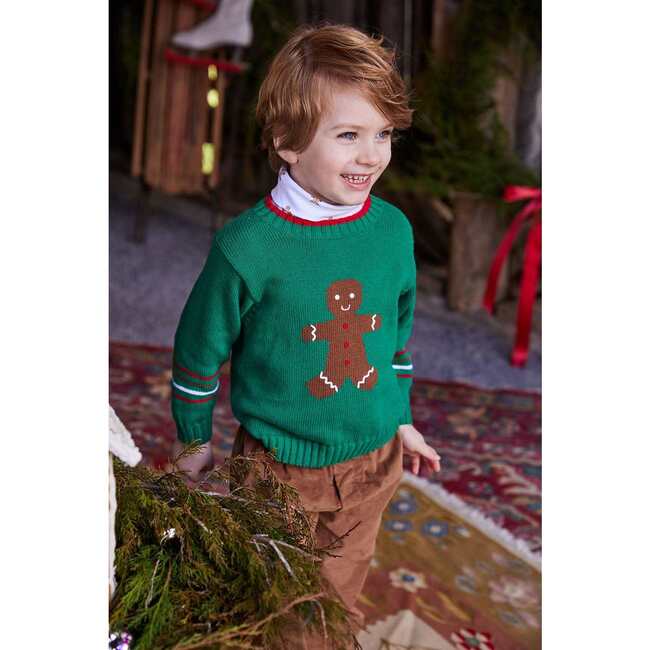 Printed Turtleneck, Gingerbread - Shirts - 2