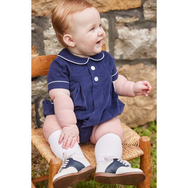 Davant Bubble, Navy Corduroy - Rompers - 2