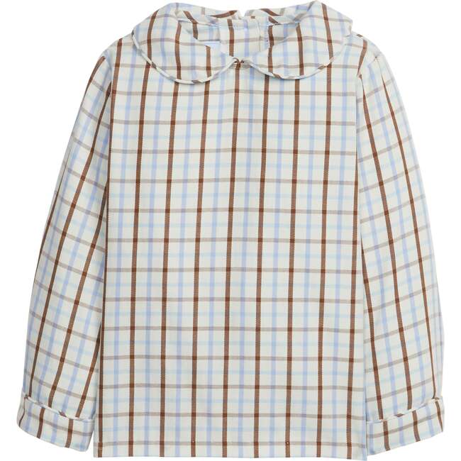 Peter Pan Shirt, Brownfield Plaid - Shirts - 1