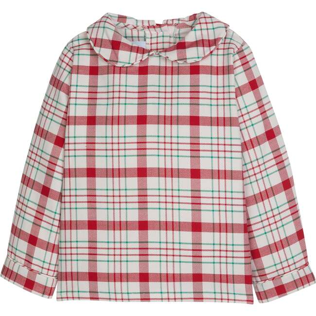 Peter Pan Shirt, Holiday Plaid - Shirts - 1