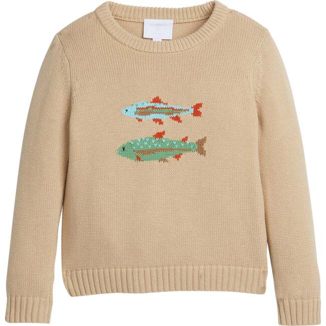 Intarsia Sweater, Fish