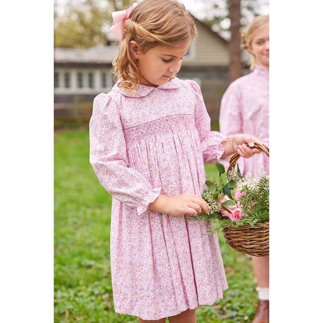 Smocked Charlotte Dress, Oakleigh Floral - Dresses - 2