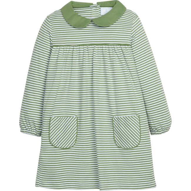 Evelyn Dress, Watercress Stripe