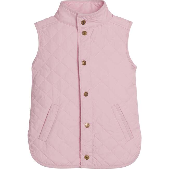 Classic Quilted Vest, Light Pink