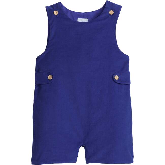 Button Tab John John, Royal Corduroy - Rompers - 1