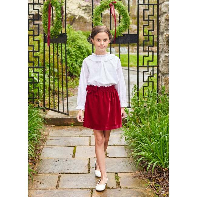 Paperbag Bow Skirt, Winterberry - Skirts - 2