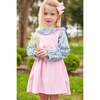 Button Panel Jumper, Light Pink Corduroy - Dresses - 2