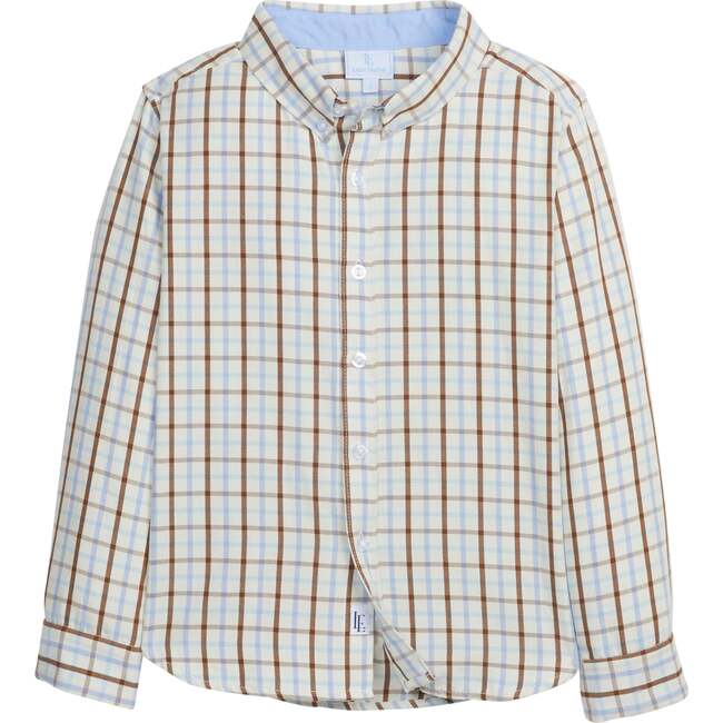 Button Down Shirt, Brownfield Plaid