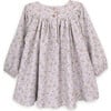 Joanne Floral Print Cotton Corduroy Round Neck Long Sleeve Dress, Multicolors - Dresses - 2