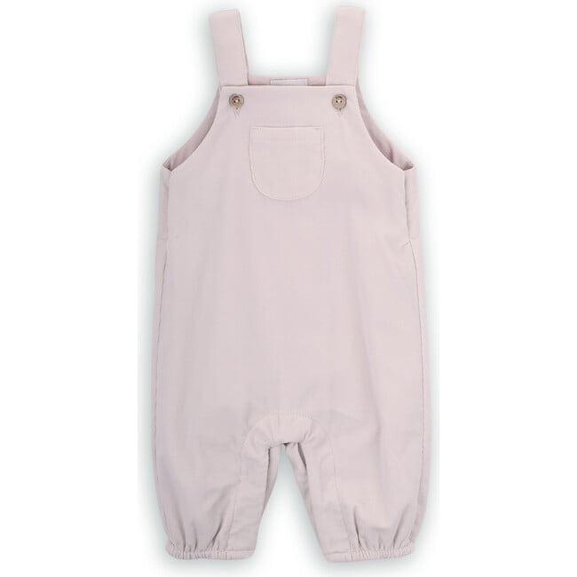 Babys Page Cotton Corduroy Adjustable Straps Chest Pocket Jumpsuit, Pink