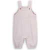 Babys Page Cotton Corduroy Adjustable Straps Chest Pocket Jumpsuit, Pink - Jumpsuits - 1 - thumbnail