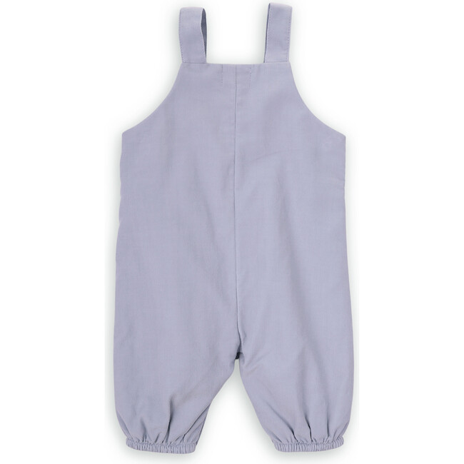 Babys Page Cotton Corduroy Adjustable Straps Chest Pocket Jumpsuit, Blue - Jumpsuits - 3