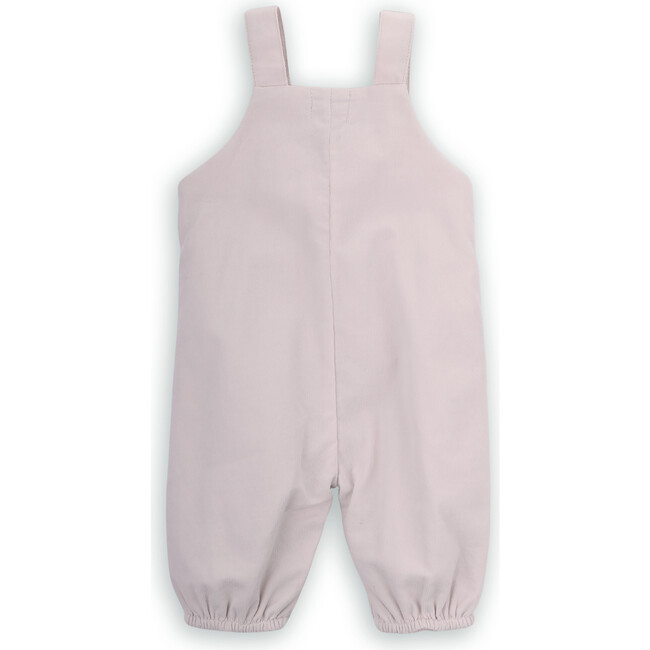 Babys Page Cotton Corduroy Adjustable Straps Chest Pocket Jumpsuit, Pink - Jumpsuits - 3