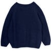 Kobe Wool V-Neck Long Sleeve Button-Up Cardigan, Navy - Cardigans - 3