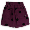 Girls Lore Cotton Corduroy Elastic Waist Patch Pocket Shorts, Burgundy - Shorts - 3