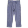 Jake Cotton Corduroy Adjustable Elastic Waist 5-Pocket Trousers, Blue - Pants - 1 - thumbnail