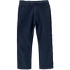 James Cotton Corduroy Adjustable Elastic Waist Chino Trousers, Navy - Pants - 1 - thumbnail