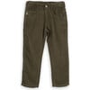 Jake Cotton Corduroy Adjustable Elastic Waist 5-Pocket Trousers, Green - Pants - 1 - thumbnail